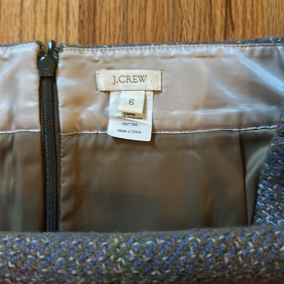 J. Crew Pencil Skirt, plaid - Picture 4 of 4